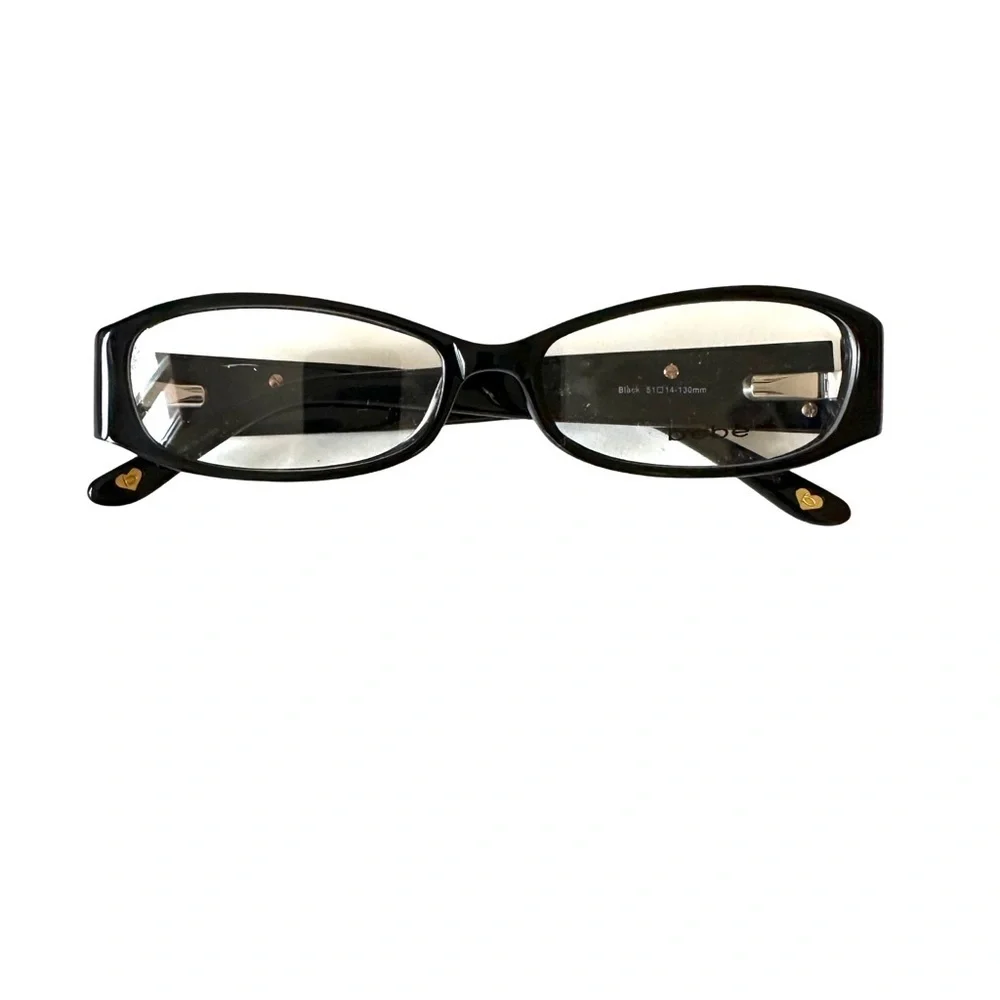 BEBE Fashionista Black Cat-Eye Eyeglass Frames 51-14-130 mm Optical Frames NWOT